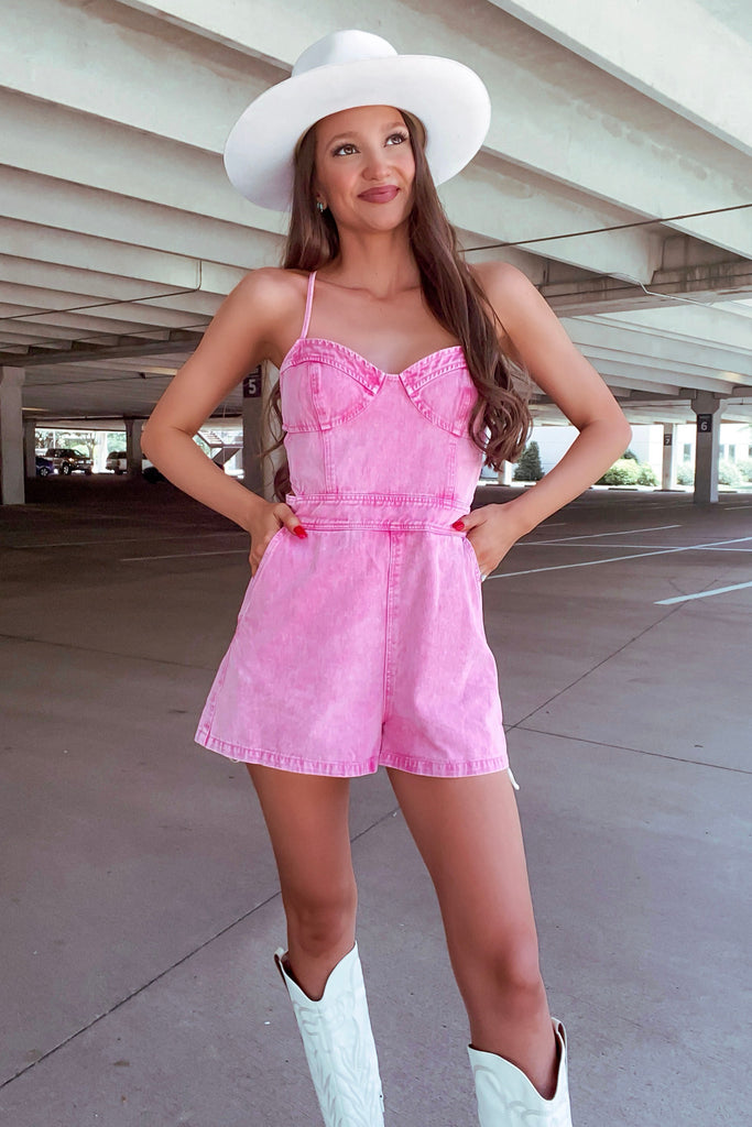 Penny Pink Romper