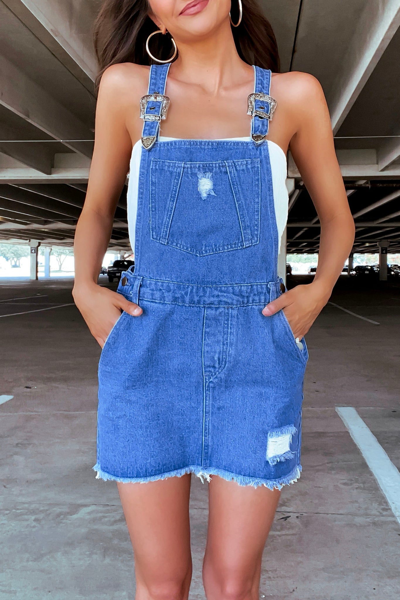 How to Style an Overall Dress - Brittany Maddux