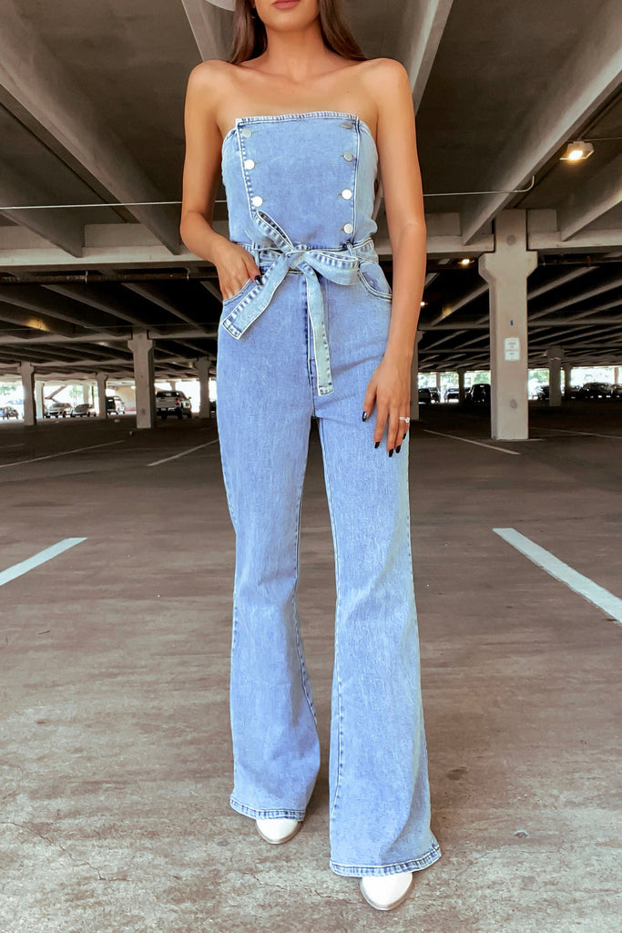Blake Denim Jumpsuit