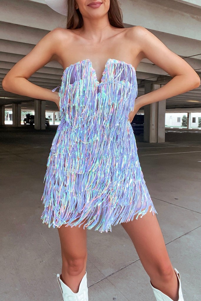 Shimmer Sequin Mini Dress