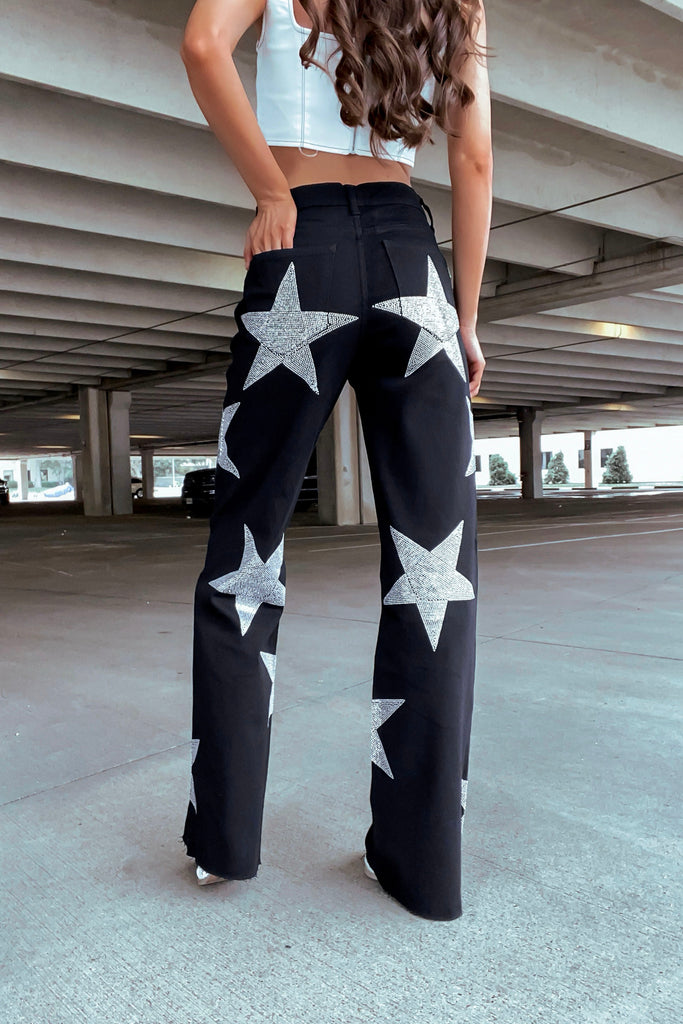 Jess Rhinestone Star Jeans