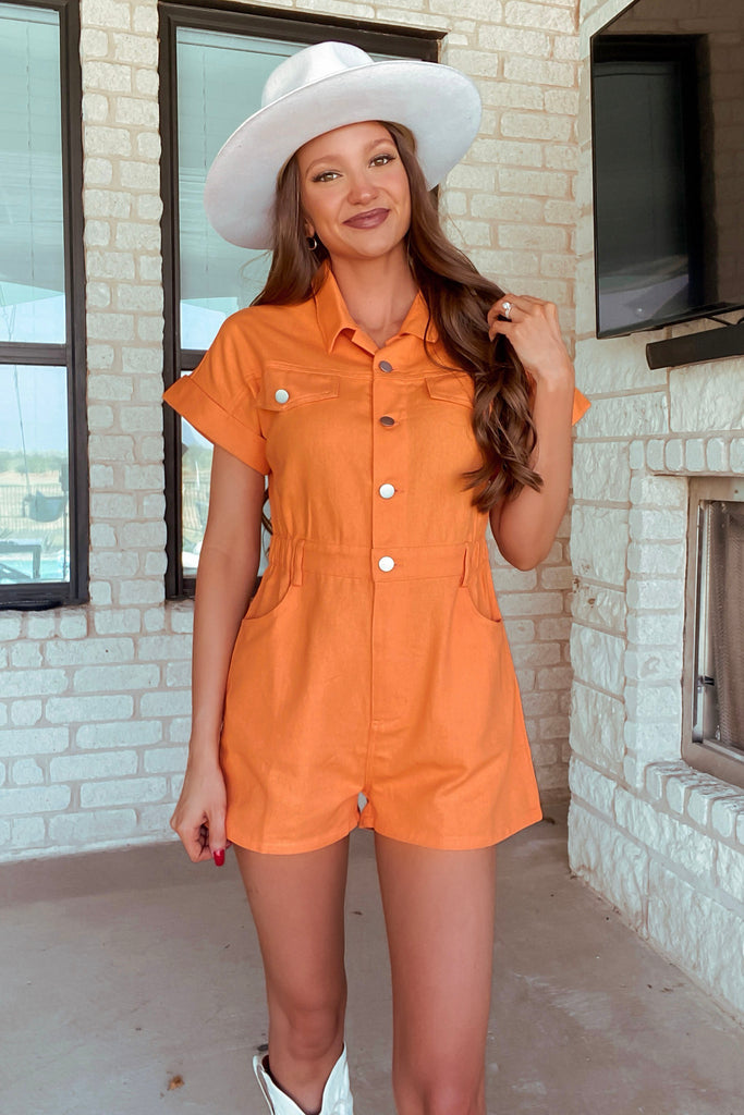 Tennesse Orange Romper