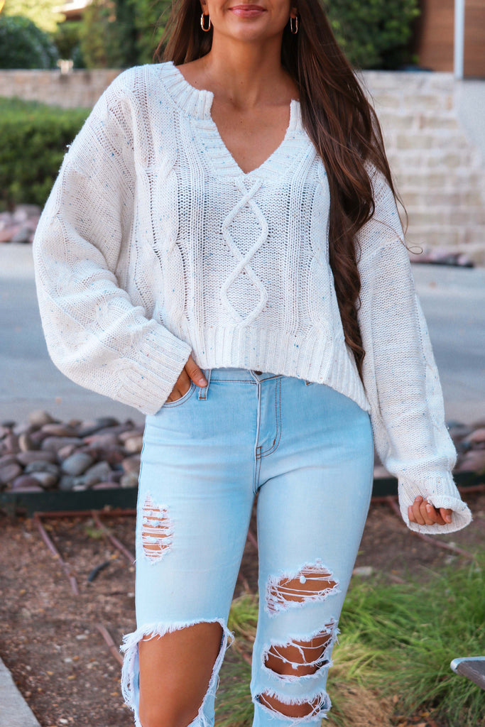 Chicago Bubble Sleeve Sweater
